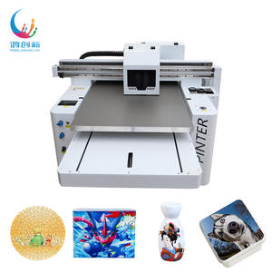 6080 <strong>Small</strong> <strong>Flatbed</strong> UV Inkjet <strong>Printer</strong> for Card Tube Gift Box Labels-Edible Ink All-In-One Automatic - Product Image 1