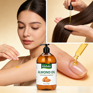 <span class=keywords><strong>Aceite</strong></span> <span class=keywords><strong>de</strong></span> Almendras Orgánico Kinodin, 32 oz, 100% Puro, Prensado <span class=keywords><strong>en</strong></span> Frío, <span class=keywords><strong>en</strong></span> Botella <span class=keywords><strong>de</strong></span> Vidrio, para Cabello, <span class=keywords><strong>Rostro</strong></span>, Cuerpo y Uñas, Humectante y para Masajes - Product Image 4