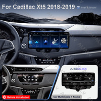 Aijia En gros Cadre de façade pour autoradio DVD 12,3'' avec écran tactile, audio, radio, GPS, DSP pour l'intérieur du véhicule Cadillac XT5 2018
