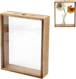 העליון טעינה עץ תיבת מסגרת לוח תצוגה לוח תצוגה מקרה תיבת זיכרון עבור סרט נסיעות ספורט הופעות - Product Image 2