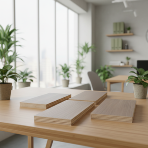 आधुनिक डिजाइन के साथ उच्च गुणवत्ता के पर्यावरण के अनुकूल वाटरप्रूफ मेलामाइन प्लाईवुड बोर्ड की कम कीमत - Product Image 6