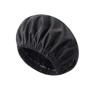 Bonnets de douche imperméables à double couche pour femmes, réutilisables et lavables, avec bande élastique, pour cheveux longs - Product Image 6