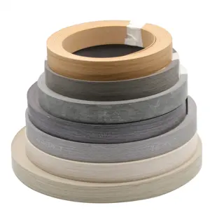 2022 Newest High gloss 1mm Wood Grain PVC edge banding tape For Furniture