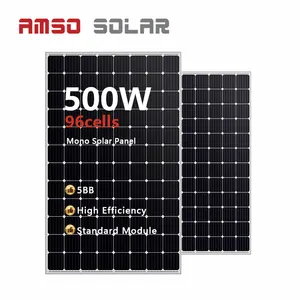 고효율 96 셀 300W 330W 360W 380W 450W 500 W 솔라 패널 500 와트 monocrystalline