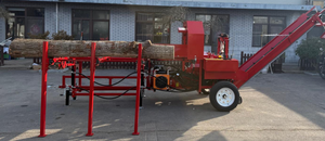 Chain Feeding Forestry Firewood Cutting and Splitting Machine ,wood <strong>Log</strong> <strong>Splitter</strong> Gasoline with 28 Inch <strong>Stihl</strong> Chainsaw - Product Image 4