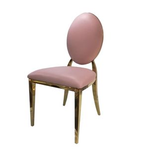 Chaises dinantes stables à base métallique empilables de nouvelle conception populaire pour la cuisine de famille - Product Image 5