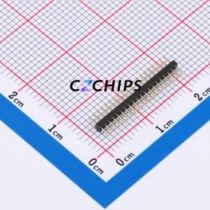 PZ1.0-UP1D-20A Pin Header P=1mm Connector ( Pin Structure: 1x20P )( Pitch: 1mm )( Round Pin / Square Pin: Pin Header ) - Product Image 2