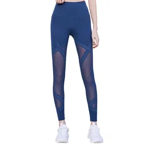 Transparent Yoga Pants Women Custom Printed Gym Compression Workout Sport Seamless Mesh Tights Leggings Yoga Pants
