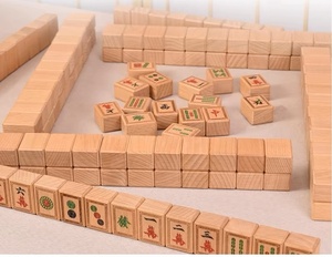 Set Mahjong Personalizzato da 18 Pollici con 4 Tessere <span class=keywords><strong>in</strong></span> <span class=keywords><strong>Legno</strong></span> di Faggio Naturale Ecologico, Spintori Lucidati e Finitura <span class=keywords><strong>in</strong></span> Cera d'Api, Vassoi <span class=keywords><strong>in</strong></span> <span class=keywords><strong>Legno</strong></span> - Product Image 3