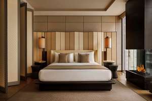 모던 클래식 디자인 빌라 침실 가구 세트, 호텔 아파트 및 침실용 맞춤 공장 원목 스타일 오크 패널 - Product Image 6