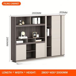 Ensemble de classeurs de bureau de direction durables de haute qualité Mobilier de bureau en bois de gros Bureau à domicile Villa comprend des tables et des chaises - Product Image 6