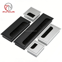 Pasacables de Aleación de Aluminio de 160 mm, Organizador de Cables para Escritorio de Oficina, Pasacables Rectangular para Mesa de Computadora