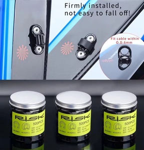 30 Piezas de Abrazaderas de Plástico Tipo C para Cables de Freno y Mangueras Hidráulicas, Organizador de Clips en Forma de U, Abrazadera de Presión Tipo C de Plástico RISK - Product Image 2