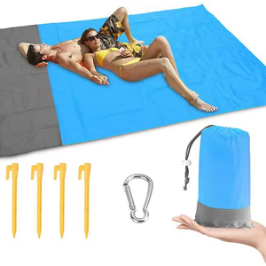 Manta de Playa Impermeable, Ligera y Lavable, Tapete de Picnic con Bolsa de Almacenamiento para Viajes, Campamentos y Senderismo - Product Image 2