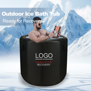 อ่างน้ำแข็งพองลมทรงกลมขนาดพกพา สำหรับแช่น้ำเย็นเพื่อบำบัด ฟื้นฟูกล้ามเนื้อ ฝึกซ้อม และออกกำลังกาย - Product Image 4