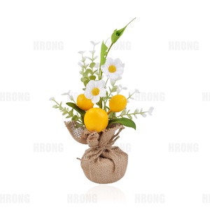 Árbol de Limón Artificial, Arreglo de Flores de Seda, 27cm, 39cm, 45cm, Decoración para el Hogar, Accesorios para Bodas - Product Image 5