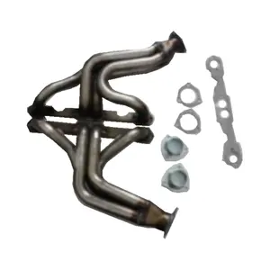 MAX Auto Racing Parts Engine Stainless Steel Exhaust Downpipe kit for 1955-1957 Small Block Chevy Chassis Headers