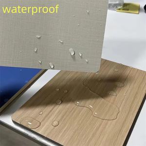 वाटरप्रूफ लकड़ी का वेनर 5 मिमी लचीला बांस चारकोल लकड़ी से सजाया गया पैनल सजावट के लिए कार्बन क्रिस्टल प्लेट - Product Image 2