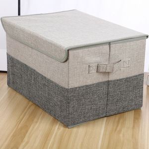 Linen Patchwork <b>Storage</b> <b>Box</b> Customizable Size for Toy Organizing Home <b>Storage</b> <b>Bin</b> Multi Purpose Organizer <b>Box</b> - Product Image 4
