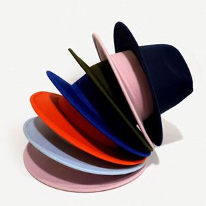 หมวกแก๊ปแจ๊สดีไซน์เนอร์ราคาถูก จำนวนมาก สำหรับผู้ชายและผู้หญิง ทำจากโพลีเอสเตอร์/ผ้าฝ้าย สไตล์วินเทจ ทรงซอมเบรโร เฟโดรา คาวบอย สำหรับงานปาร์ตี้  รับสกรีนโลโก้ - Product Image 2