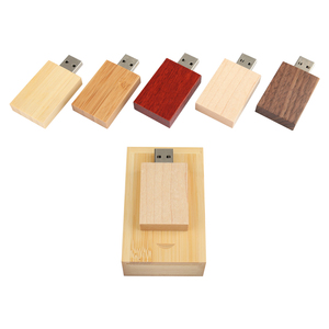 แฟลชไดรฟ์ USB เป็นมิตรกับสิ่งแวดล้อม พร้อมโลโก้สั่งทำ จำนวนมาก วัสดุไม้ - Product Image 6