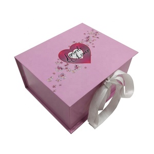 Emballage de cadeaux de mariage avec Logo personnalisé, boîte en papier avec ruban pour <span class=keywords><strong>robe</strong></span>, emballage de cadeaux cosmétiques, en soie à l'intérieur - Product Image 4