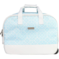 Sac à coudre pliable pour Machine à coudre, mallette fourre-tout avec roues de couleur bleu clair, offre spéciale