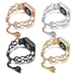 <span class=keywords><strong>Bracelet</strong></span> de rechange en métal lumineux pour <span class=keywords><strong>Apple</strong></span> <span class=keywords><strong>Watch</strong></span>, pour Iwatch, <span class=keywords><strong>bijoux</strong></span>, tendance, nouvelle collection - Product Image 5