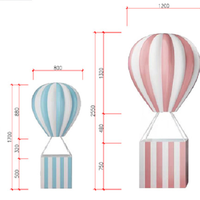 Vente chaude, bonne qualité, décoration de mariage et d'événements à Guangzhou Namchi, décoration de ballon d'air en fibre de verre, sculpture de décoration