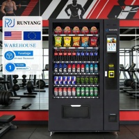 Máquina Expendedora Inteligente de Bebidas y Snacks RUNYANG de 10.1 Pulgadas con Pantalla Táctil y Gestión Basada en la Nube, Habilitada para SDK