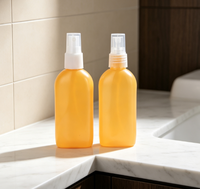 Botol Semprot Plastik Mini Portabel Isi Ulang 100ml Kosong dengan Tutup Semprotan Halus untuk Toner, Rambut, dan Tubuh