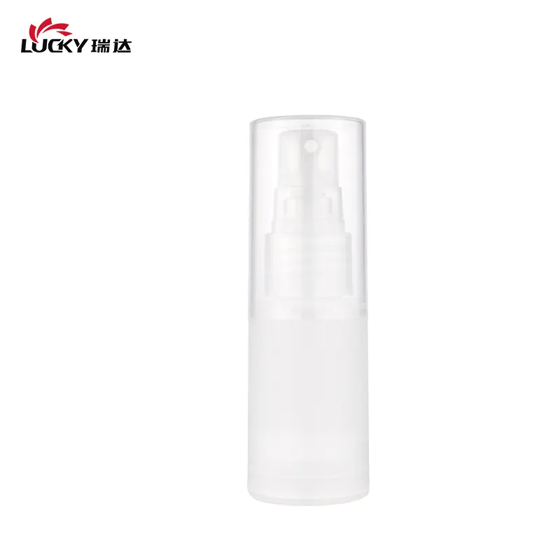 Botella pulverizadora de perfume de niebla fina de plástico de 15ml PP personalizada sin bomba de aire, botella pulverizadora al vacío