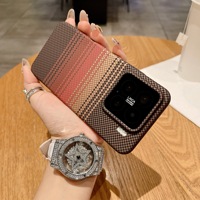 Funda Magnética de Fibra de Carbono Realme para Teléfonos Móviles Xiaomi 15/14 Pro/13 Ultra y Samsung - Anticaídas, Antirrayas, Estilo de Negocios
