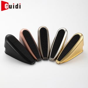 Butée <span class=keywords><strong>de</strong></span> <span class=keywords><strong>porte</strong></span> <span class=keywords><strong>coulissante</strong></span> réglable en hauteur, en argent, avec revêtement antidérapant en caoutchouc double face - Product Image 2