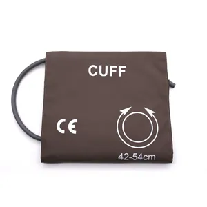 Manufacturer Reusable Thigh NIBP blood pressure cuff Single tube NIBP cuff 42-54cm BP cuff