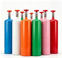 Bouteille de gaz He recyclable de 0,6 L, cylindre standard pour la vente en gros en supermarché