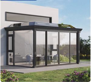 <span class=keywords><strong>Solarium</strong></span> en verre aluminium blanc pour la maison bureau hôtel villa entrepôt espaces extérieurs-pour l'hiver jardin construction véranda - Product Image 5