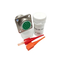 D38999/20FD19PE D38999 Circular Connector Waterproof Dustproof Industrial Electrical Plug 2Pin to 128Pin