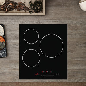 <span class=keywords><strong>Plaque</strong></span> à Induction Noire en Céramique-Verre 45 <span class=keywords><strong>cm</strong></span> avec 3 Brûleurs Cuisinière à Induction Électrique - Product Image 4