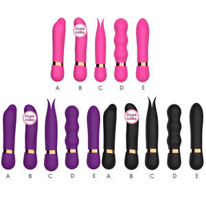 10 Fréquence Usb Rechargeable En Gros Produits Pour Adultes Rechargeable Silicone Petit Massage Vibrant AV Bâton Femelle Vibrateur - Product Image 1