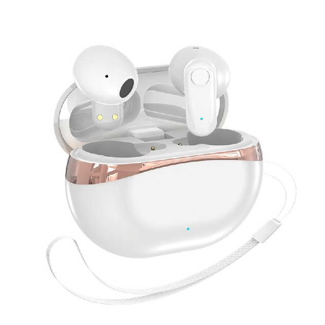 Pro3 Semi-in-ear High-Quality Noise-Cancelling BT 5.4 Earbuds Button Control Low Latency Stereo Hi-Fi Sound Wireless Headphones
