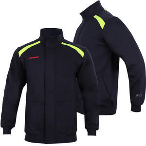 เสื้อแจ็คเก็ตป้องกันไฟฟ้าสถิตย์และสารหน่วงไฟ Kmolek สีกรมท่า ทรงปกติ ป้องกันการกระแทกไฟ ทนไฟ ชุดป้องกันความปลอดภัย - Product Image 5