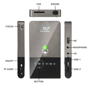 Máy Chiếu Mini 4K Máy Chiếu Đèn <span class=keywords><strong>Laser</strong></span> Nhỏ Màn Hình Full Hd Thông Minh Tiện Dụng Bền Chắc Cho Gia Đình Rạp Hát Tại Nhà - Product Image 4