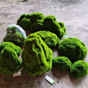 Pierres artificielles de luxe en fausse <span class=keywords><strong>pierre</strong></span>, mousse artificielle, faites à la main, résistantes aux intempéries, décoration pour la maison, le <span class=keywords><strong>jardin</strong></span> et l'artisanat, micro-paysage - Product Image 1