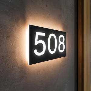 Sistema <span class=keywords><strong>de</strong></span> Timbre para Habitaciones <span class=keywords><strong>de</strong></span> Hotel Moderno Personalizado BOYANG, Placa Electrónica para Puerta con Indicador <span class=keywords><strong>de</strong></span> No Molestar, Números <span class=keywords><strong>de</strong></span> Apartamento, Letrero <span class=keywords><strong>de</strong></span> Puerta LED Resistente al Agua - Product Image 4