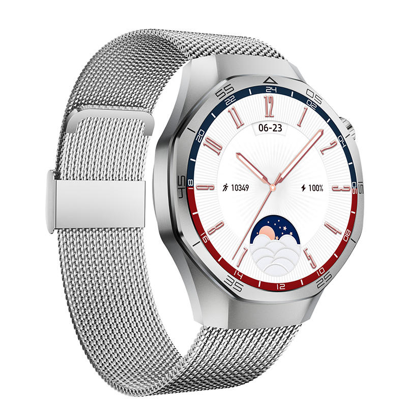 Ceinture en acier argenté