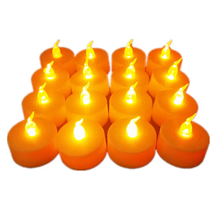 New led multi-color electronic small tea candle light Christmas supplies wedding decoration lights birthday candles