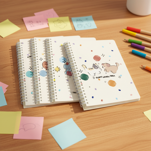 Quaderno a Spirale con Copertina in Similpelle a Cartoni Animati, Rilegatura a Punto Metallico, 60 Fogli A5, Regalo per Studenti delle Scuole <span class=keywords><strong>Medie</strong></span>/Secondarie, Spesso - Product Image 3