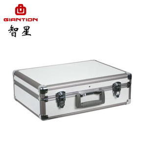 Attractive Aluminum Brief case with Pocket in the Lid/professional Aluminum Hard Portable <strong>Briefcase</strong> Tool <strong>Storage</strong> <strong>Box</strong> - Product Image 6