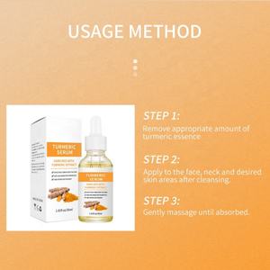 Suero de Cúrcuma Orgánico de 30 ml para el Cuidado de la Piel del Rostro, Aclara la Piel de Forma Efectiva, Venta al por Mayor de Fábrica China - Product Image 4